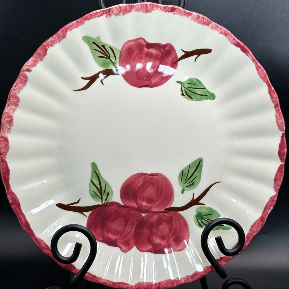 Blue Ridge Southern Potteries Colonial Crab Apple Serving Bowl